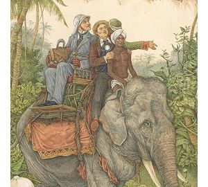 In 80 Tagen um die Welt, Fahrt auf dem Elefanten